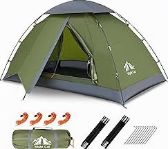 Night Cat Upgraded Backpacking Tents 1 2 Persons Easy Clip Setup Camping Tent Adults Scouts Heavy Rainproof Compact Lightweight product image